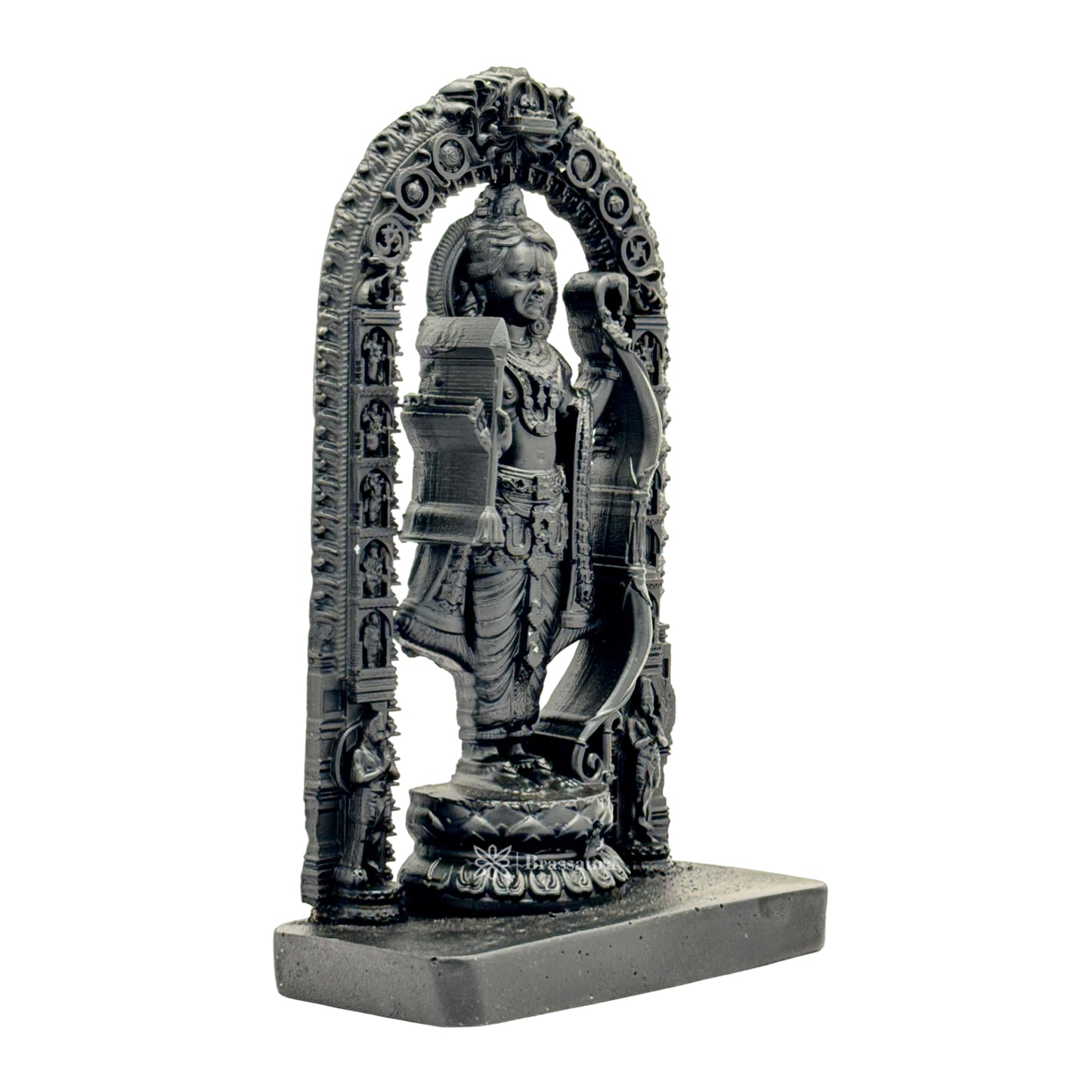 Resin Ram Lalla Statue for Home and Decor And Gift Show Piece for Living Room Weight .326 Kg Height 18 cm