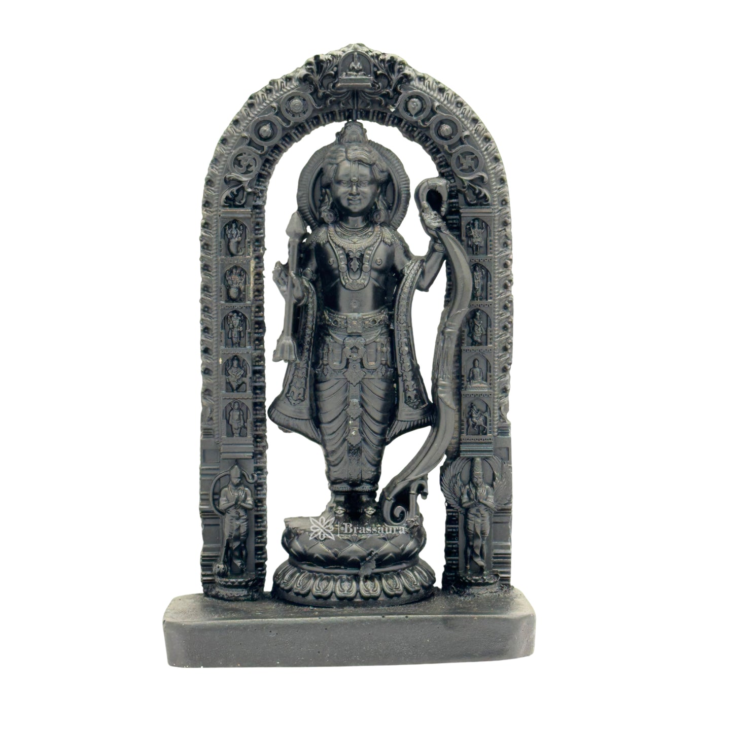 Resin Ram Lalla Statue for Home and Decor And Gift Show Piece for Living Room Weight .326 Kg Height 18 cm