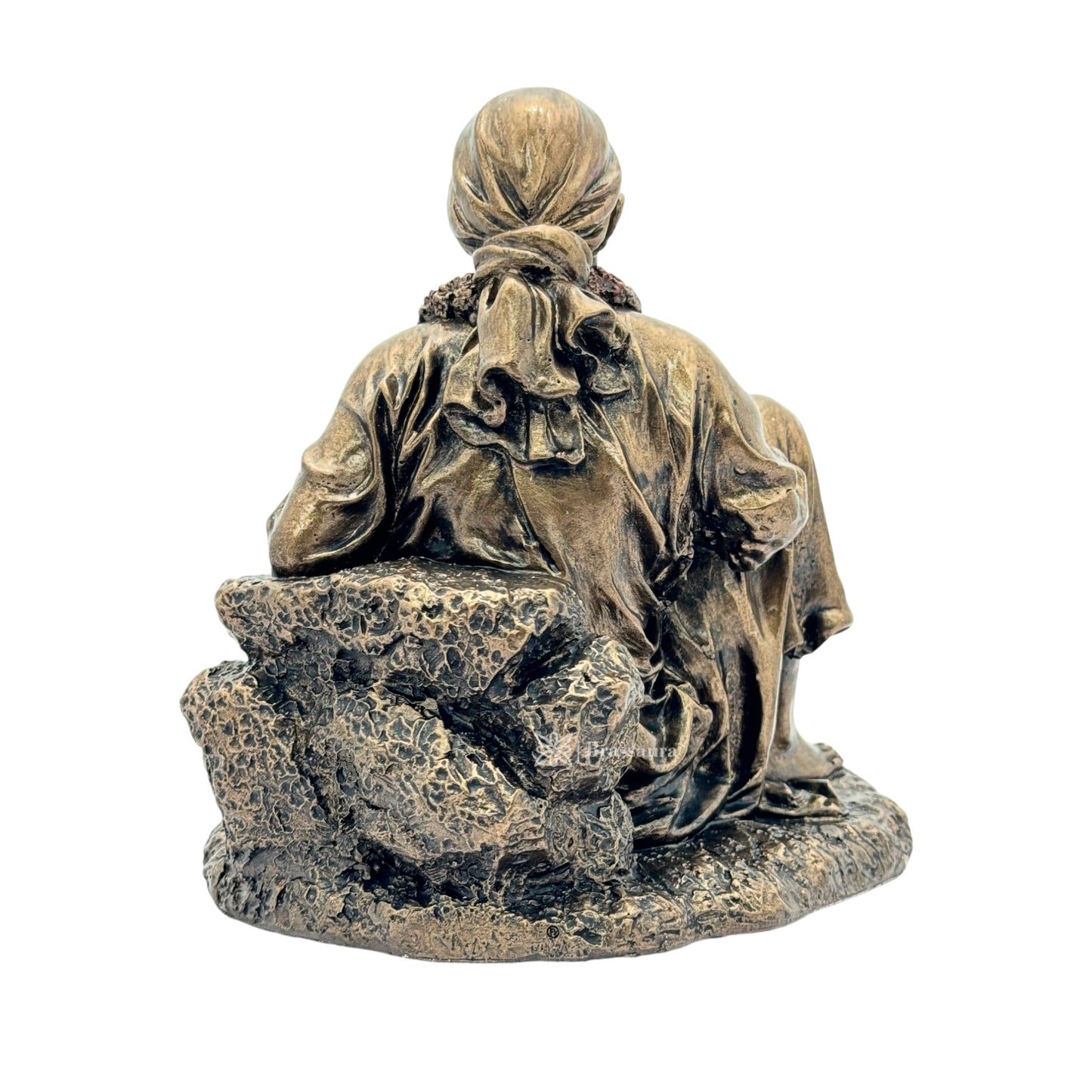 Resin Sai Baba Statue for Home and Decor And Gift Show Piece for Living Room Weight 1.05 Kg Height 16 cm