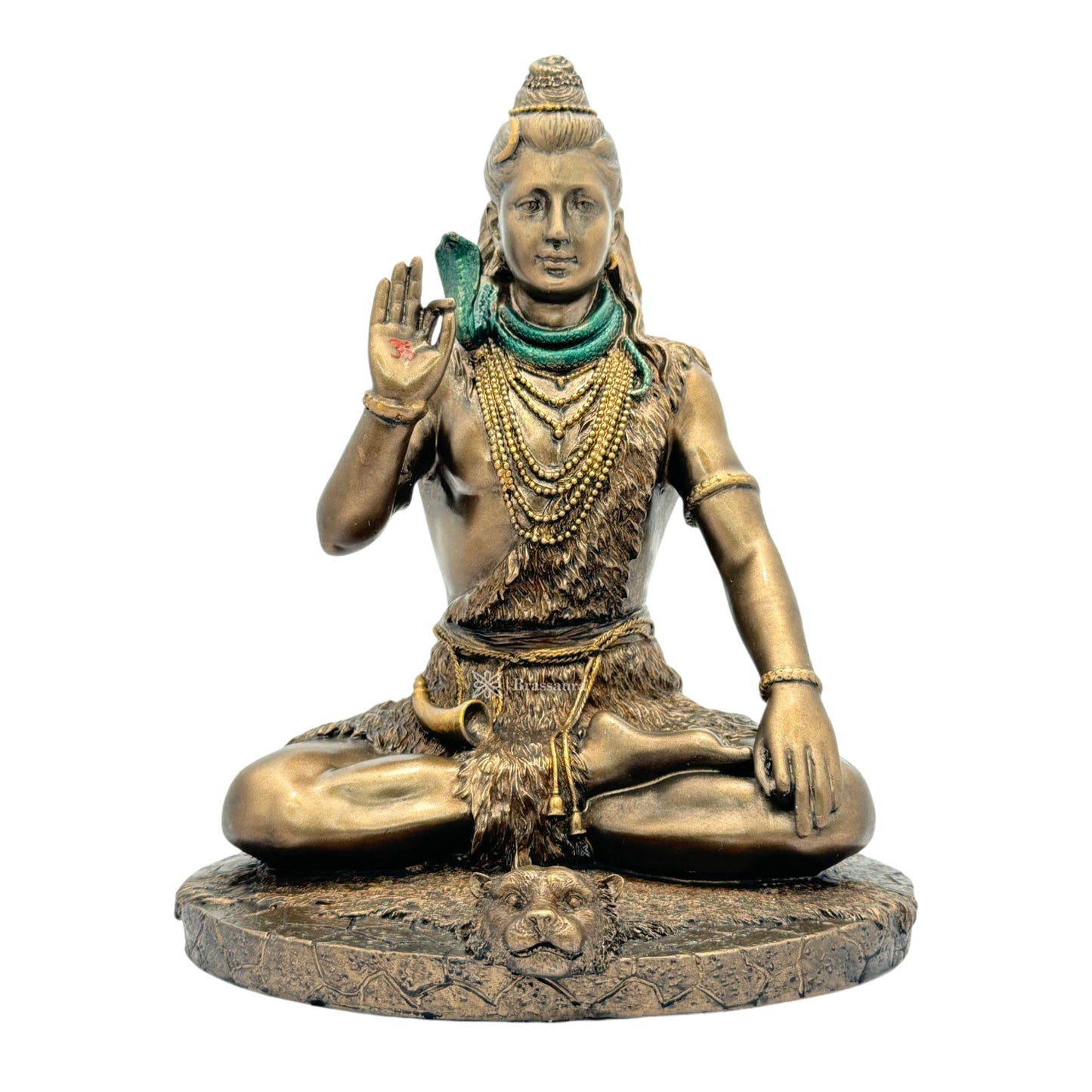 Resin Mahadev Statue for Home and Decor And Gift Show Piece for Living Room Weight 2.1 Kg Height 25 cm