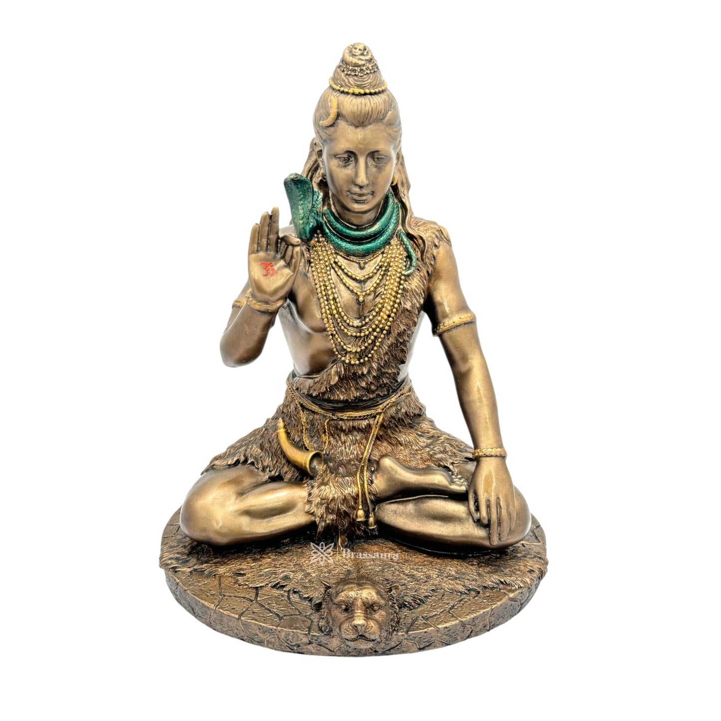 Resin Mahadev Statue for Home and Decor And Gift Show Piece for Living Room Weight 2.1 Kg Height 25 cm