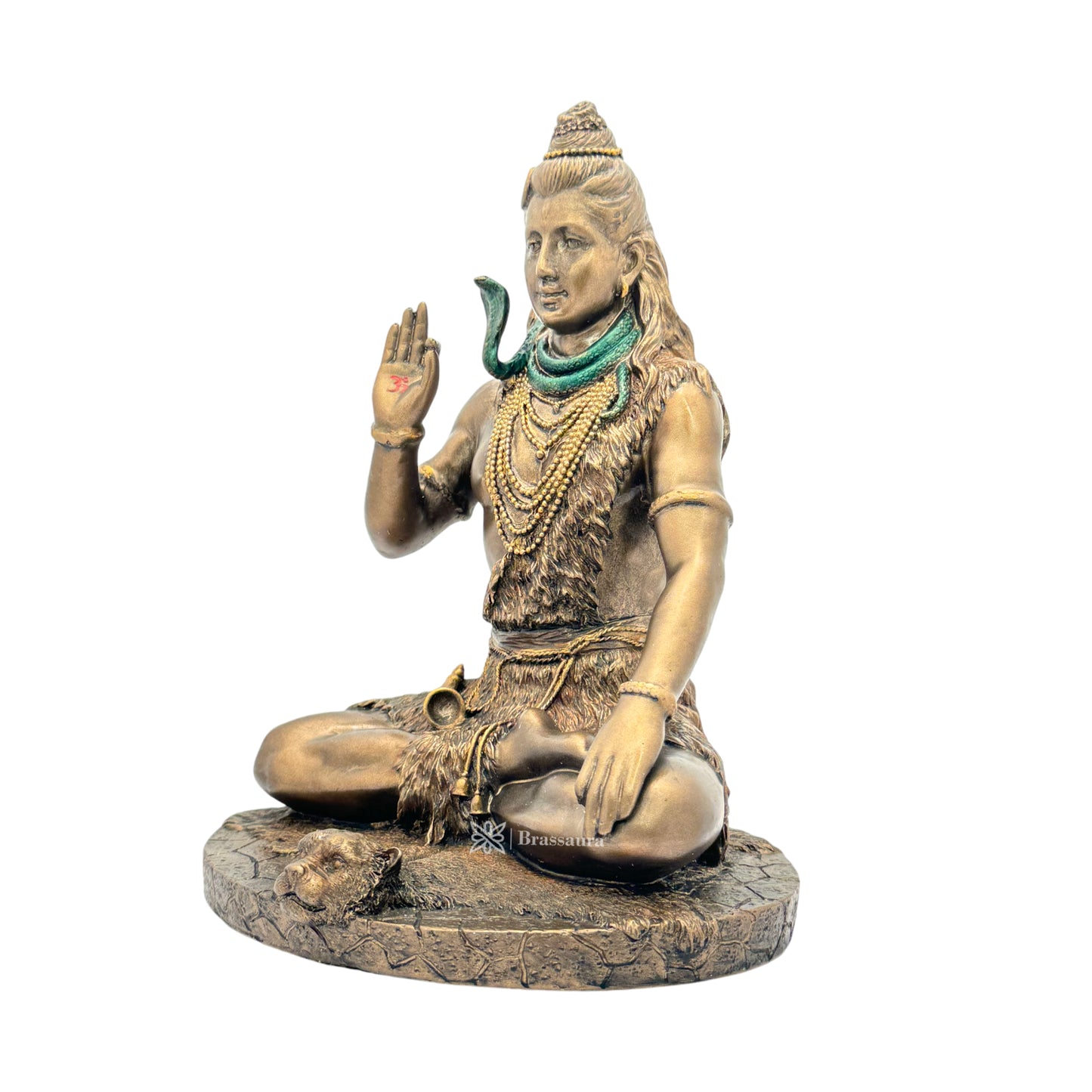 Resin Mahadev Statue for Home and Decor And Gift Show Piece for Living Room Weight 2.1 Kg Height 25 cm