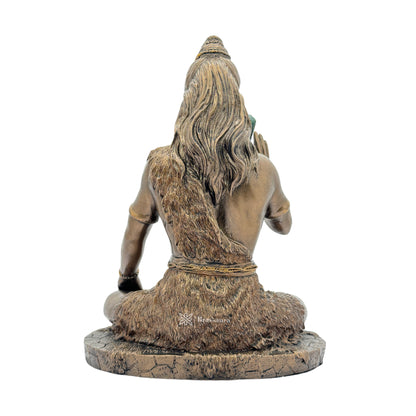 Resin Mahadev Statue for Home and Decor And Gift Show Piece for Living Room Weight 2.1 Kg Height 25 cm