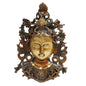 Brassaura™ Brass Tara Face Tibetan Buddha Idol/Deity Mask Wall Hanging Showpiece