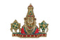 Brassaura™ Brass Gem Stone Work Venkateshwara Bala Ji Idol South Indian God Tirupati Balaji Statue