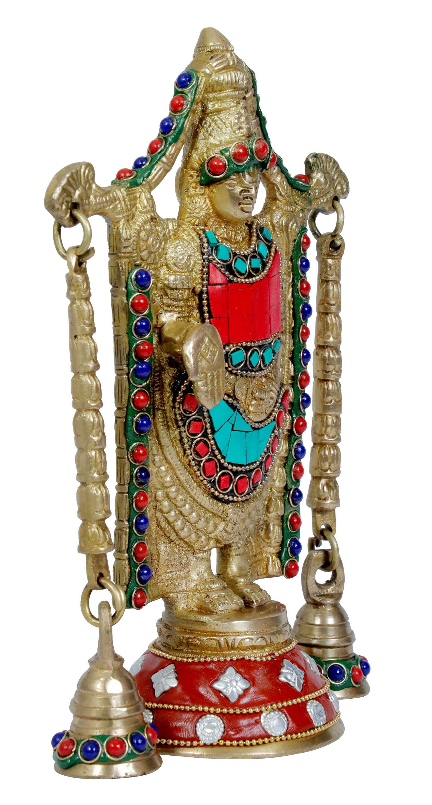 Brassaura™ Brass Venkateshwara Bala Ji Idol South Indian God Tirupati Balaji Statue