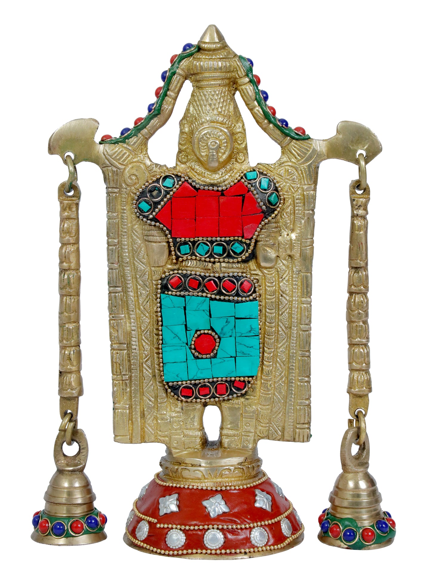 Brassaura™ Brass Venkateshwara Bala Ji Idol South Indian God Tirupati Balaji Statue