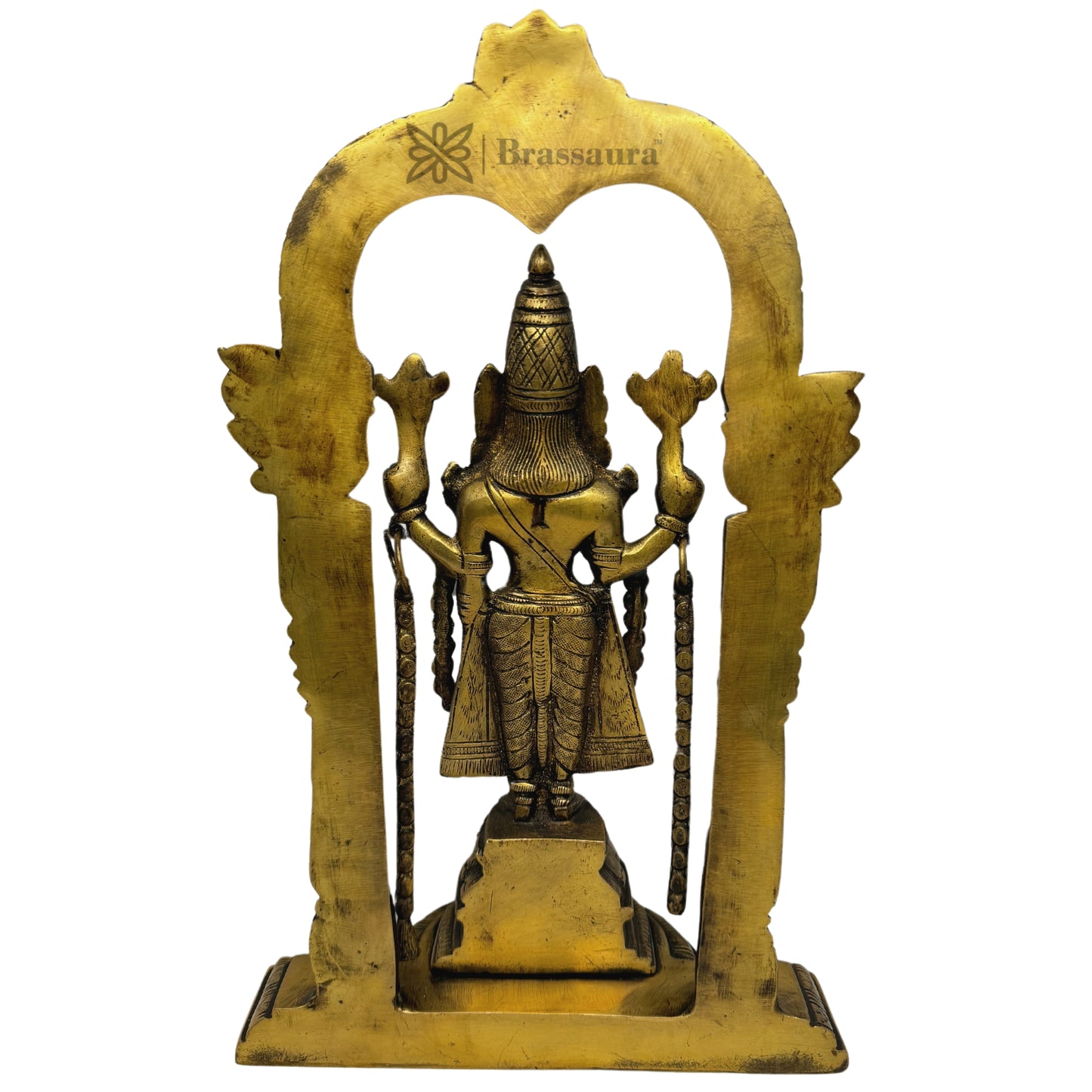 Brass Bala Ji Antique Patina Statue Religious and Spirituality Home Decor Weight 4.52 kg Height 32 cm