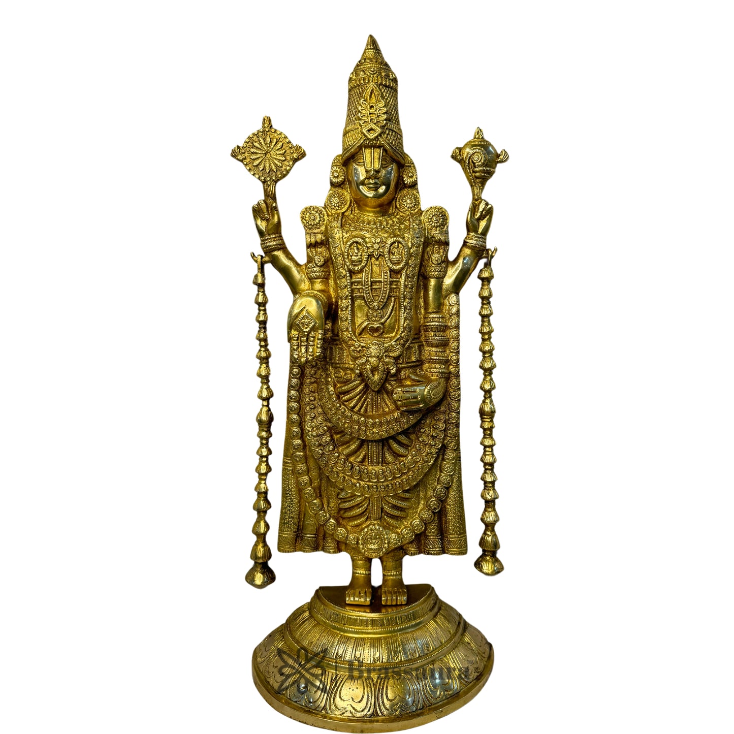 Brass Bala Ji Statue Religious and Spirituality Home Decor and Gift Items Brass Venkateshwara Bala Ji Idol South Indian God Tirupati Balaji Statue Gold