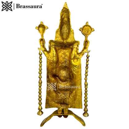 Brass Bala Ji Statue Religious and Spirituality Home Decor and Gift Items Brass Venkateshwara Bala Ji Idol South Indian God Tirupati Balaji Statue Gold