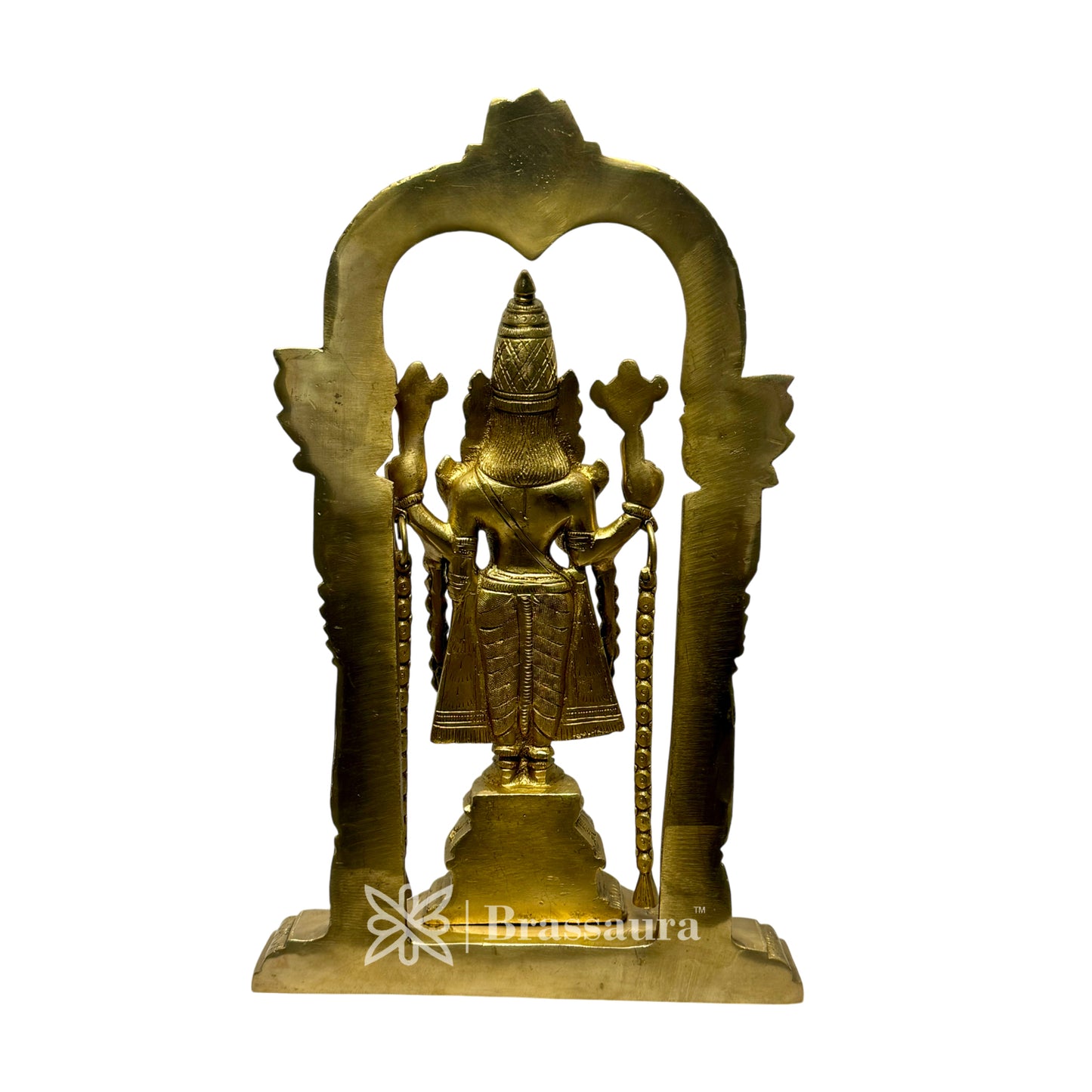 Brass Golden Venkateshwara Bala Ji Idol for Home and Decor Gem Stone Work South Indian God Tirupati Balaji for Pooja Room Home and Office Decor Diwali and Gifts Item Height 36 Weight 4.8 Kg