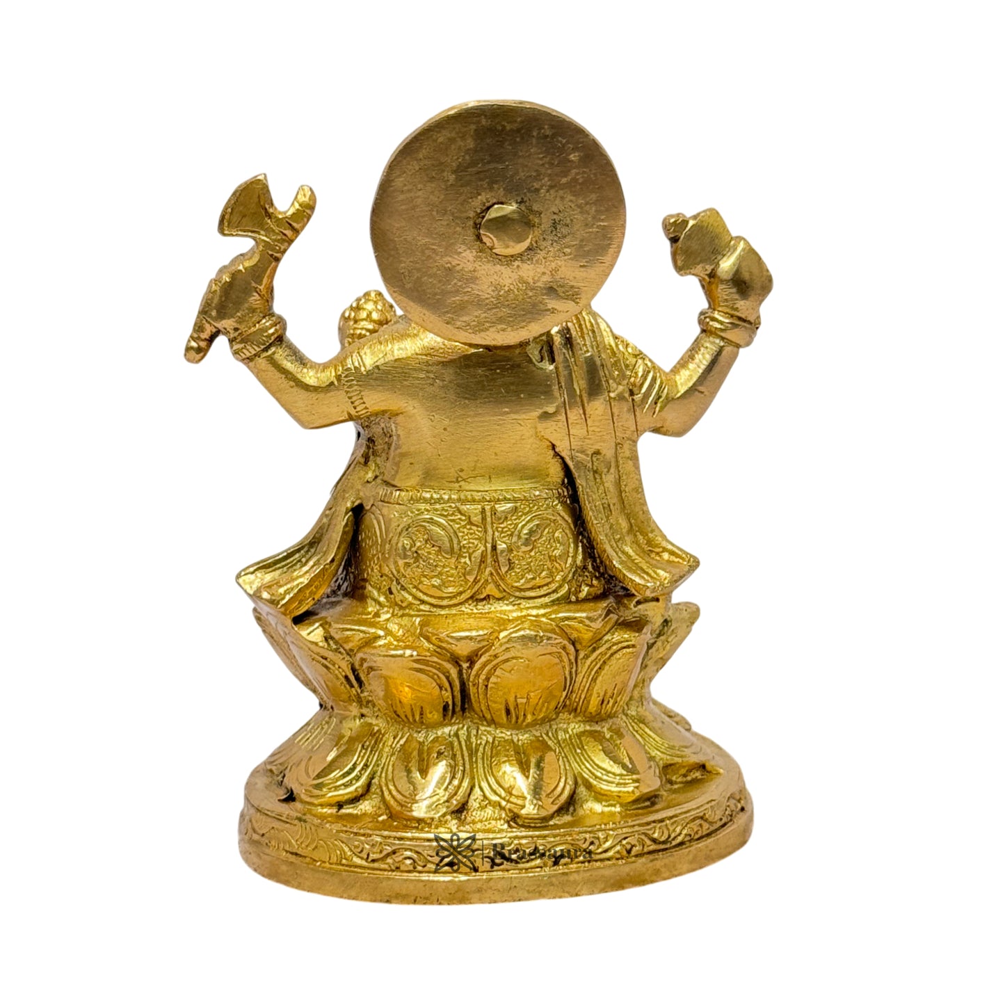 Brass Ganesha Statue for Home and Decor Weight 1 Kg Height 13 cm