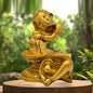 Brass Ganesha Statue for Home and Decor Weight 4.4 Kg Height 21 cm