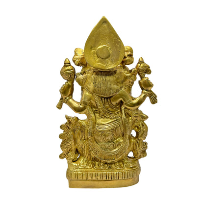 Brass Ganesha Statue for Home and Decor Weight 3.17 Kg Height 24 cm