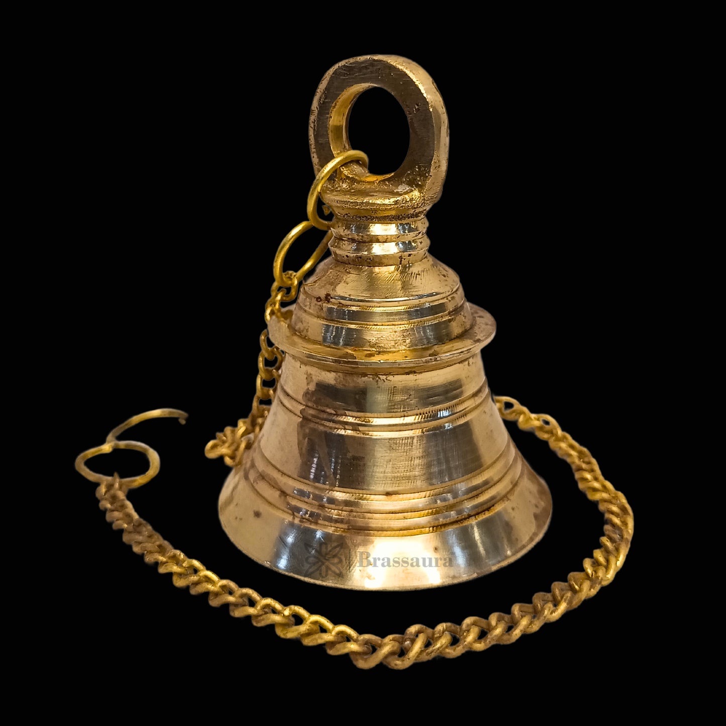 Brass Bell for Home and Decor Show Piece Weight .34 Kg Height 53 cm