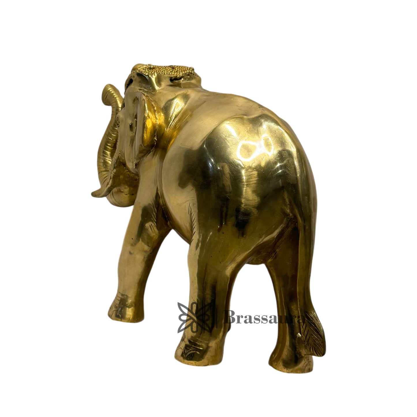 Brass Elephant Murti for Home and Decor Show Piece Height 30 cm Weight 10 Kg