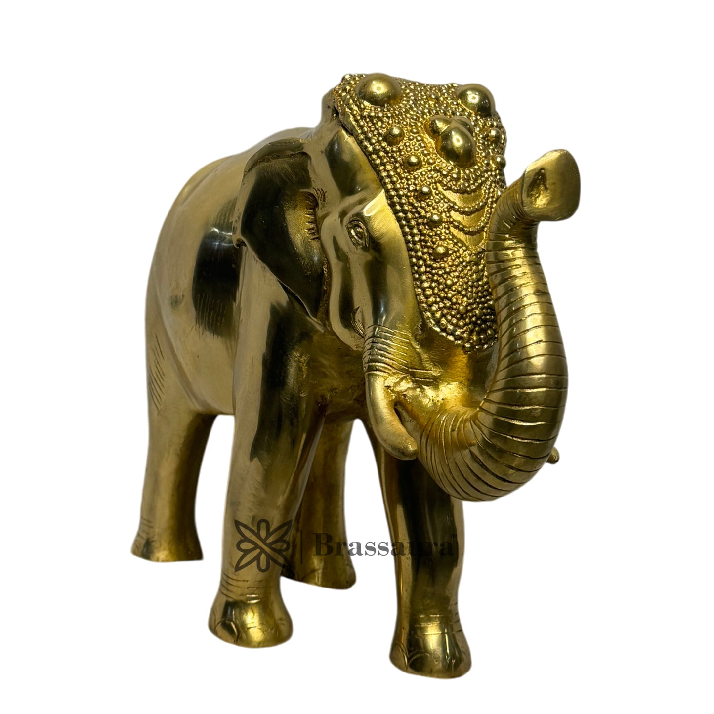 Brass Elephant Murti for Home and Decor Show Piece Height 30 cm Weight 10 Kg