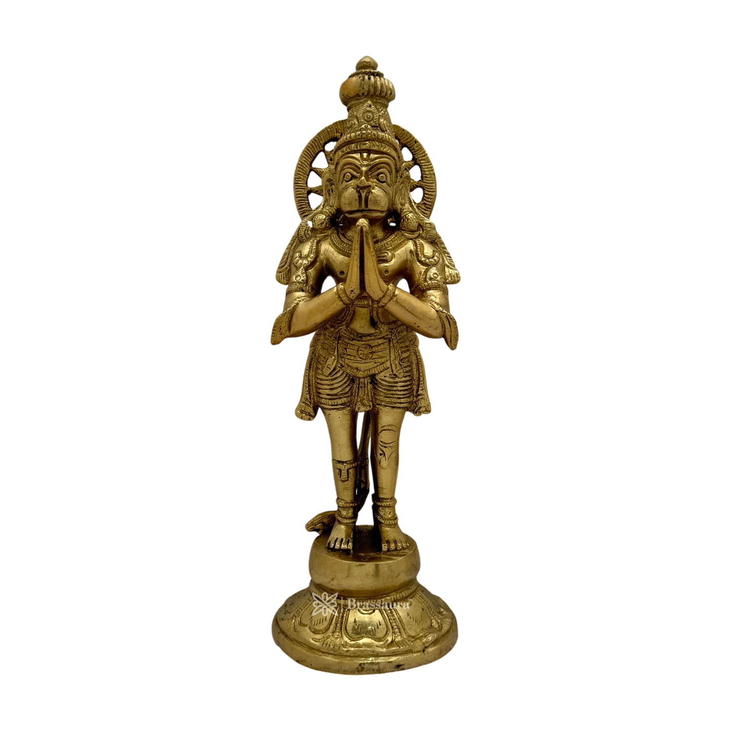 Brass Hanumaan Murti for Home and Decor Show Piece Height 29 cm Weight 2.65 Kg