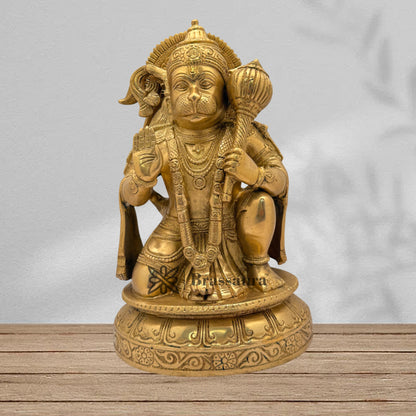 Brass Hanuman Weight 5 Kg & Height 10.5 Inch