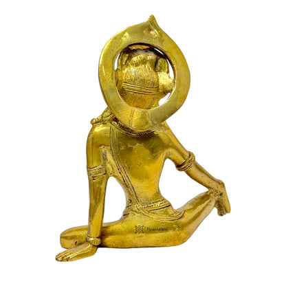 Brass Golden Indra Statue for Home and Decor Show Piece Weight 1.5 Kg Height 25 cm