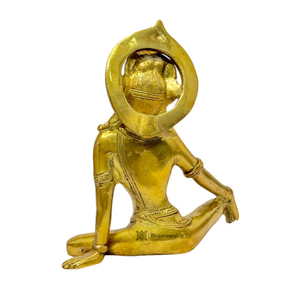 Brass Indra Statue for Home and Decor Show Piece Weight 1.5 Kg Height 25 cm