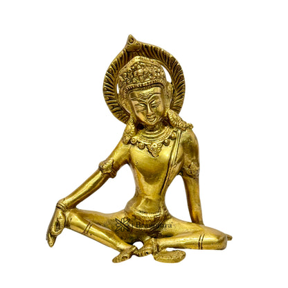 Brass Indra Statue for Home and Decor Show Piece Weight 1.5 Kg Height 25 cm