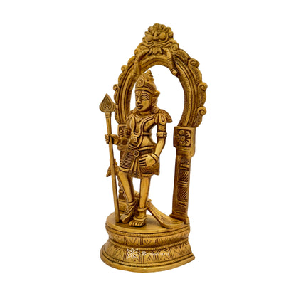 Brass Kartik Murti for Home and Decor Show Piece for Living Room Height 30 cm Weight 3.05 Kg