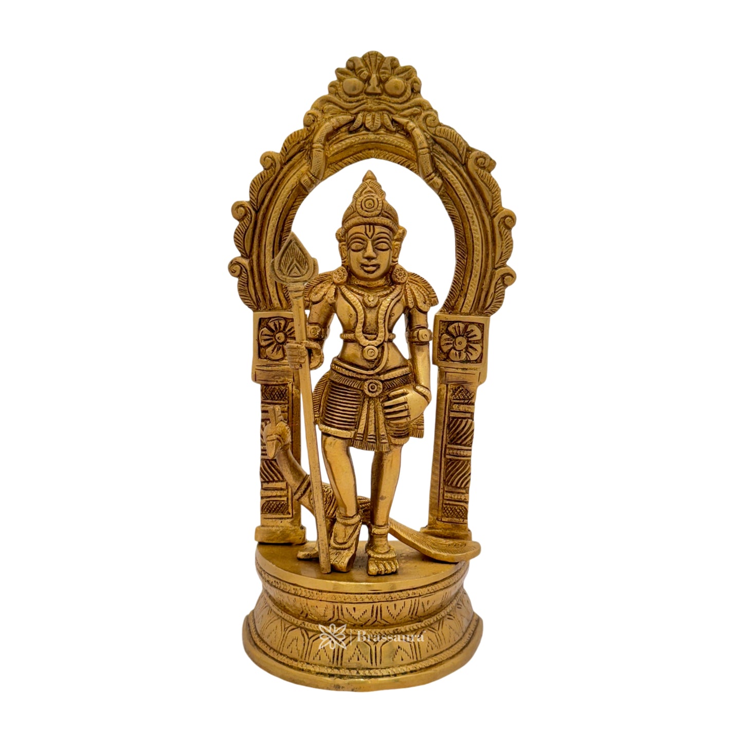 Brass Kartik Murti for Home and Decor Show Piece for Living Room Height 30 cm Weight 3.05 Kg