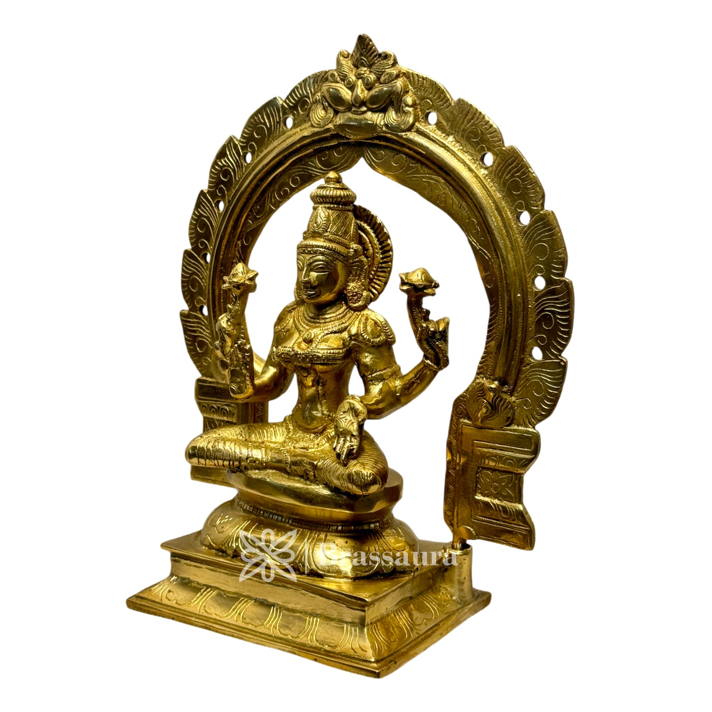 Brass Laxmi MATA Murti for Home and Decor Show Piece for Living Room Height 32 cm Weight 6.35 Kg