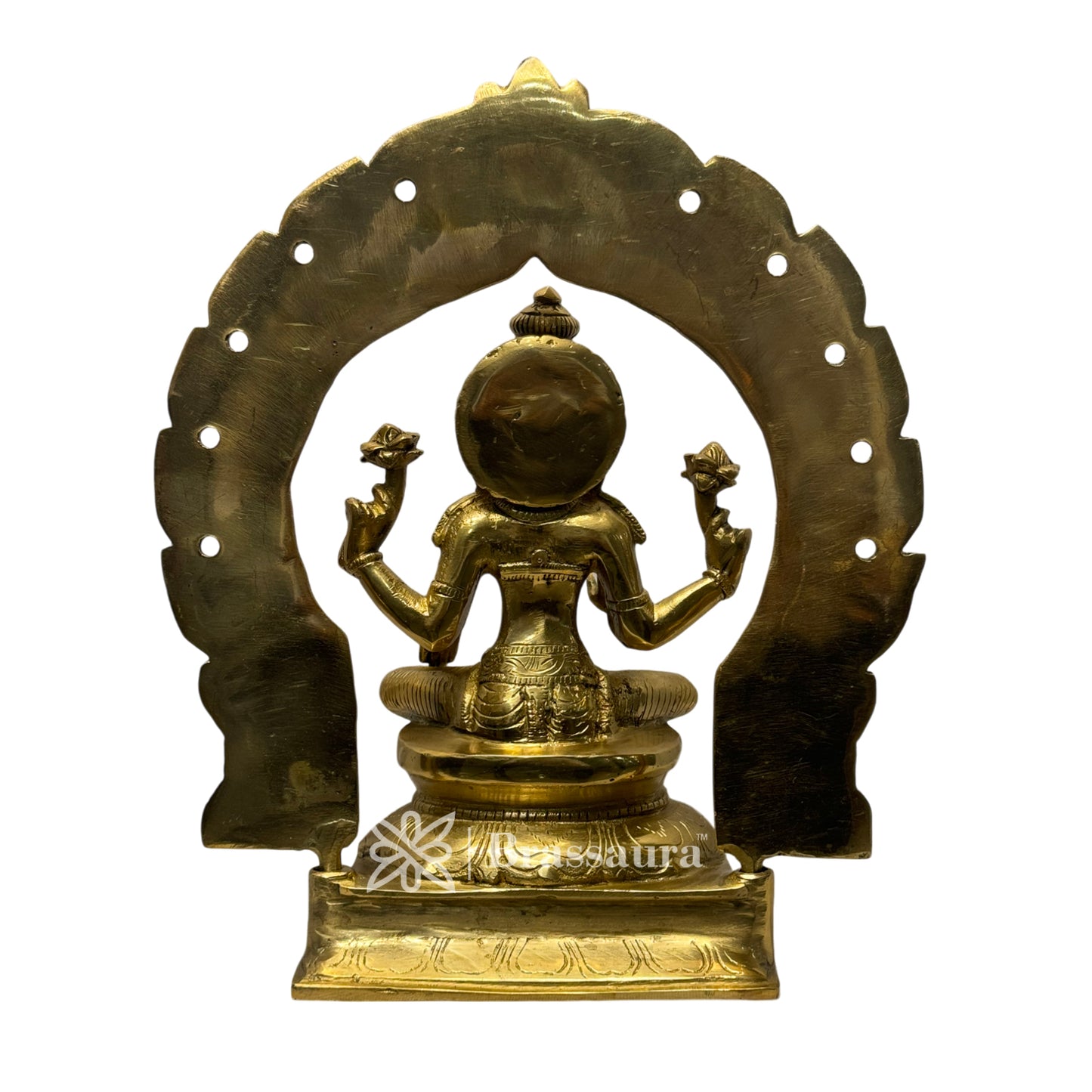 Brass Laxmi MATA Murti for Home and Decor Show Piece for Living Room Height 32 cm Weight 6.35 Kg