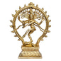 Brass Golden Finish Quality Dancing Natraj God Idols for Home and Decor Height 36 cm Weight 3.3 Kg