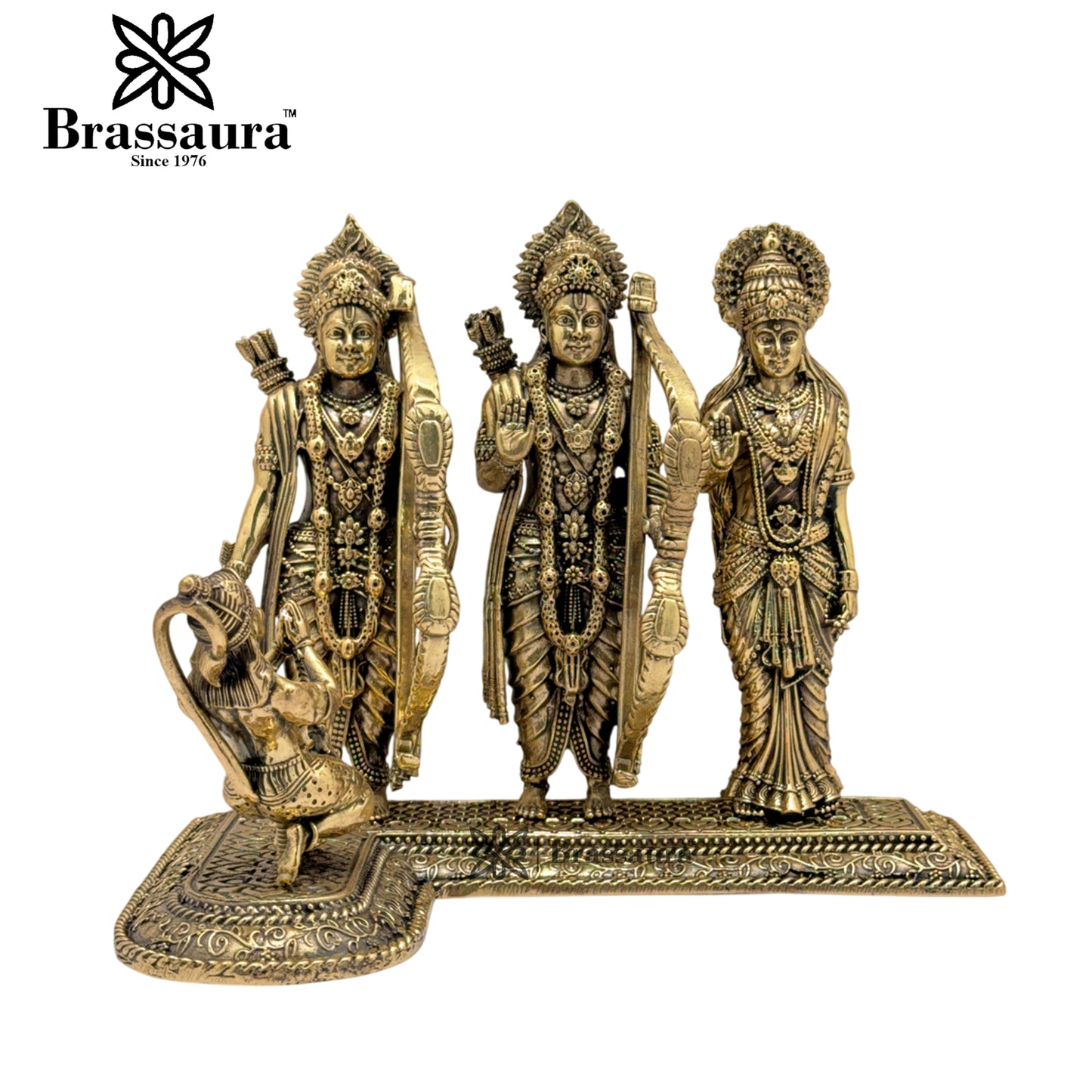 Brass Superfine Ram Darbar Statue Weight 1.05 Kg And Height 6 Inch