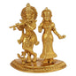 Brass Radha Krishna Murti Quality Kanhaiya with Flute for Home Office Decor Weight 1.5 Kg Height 28 cm