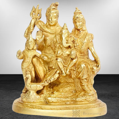 Brass Shiva Murti for Home and Decor Show Piece for Living Room Handmade Height 18 cm Weight 1.4 Kg