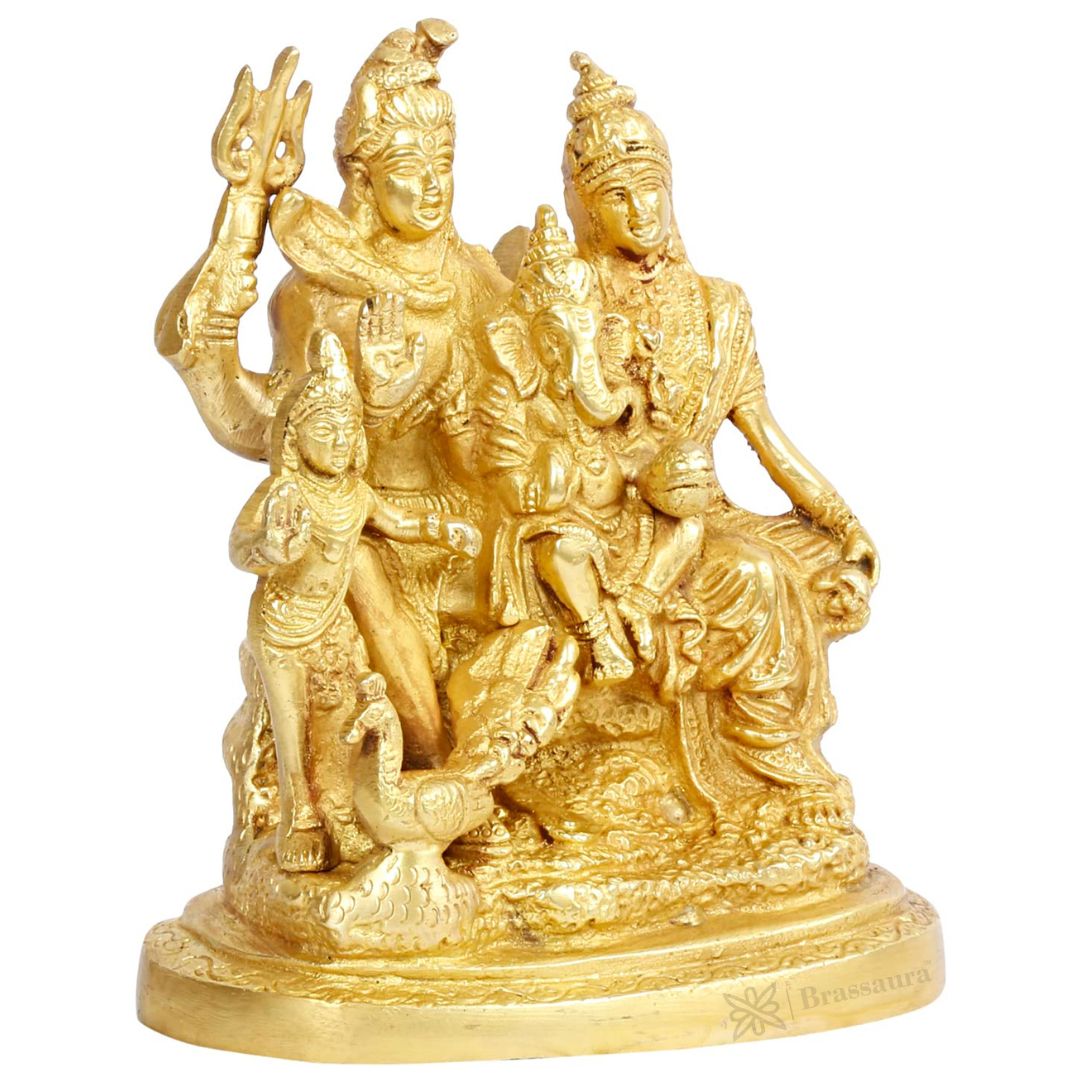 Brass Shiva Murti for Home and Decor Show Piece for Living Room Handmade Height 18 cm Weight 1.4 Kg