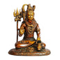 Brass Dark Shiva Idols for Home and Decor Show Piece Height 28 cm Weight 4.4 Kg