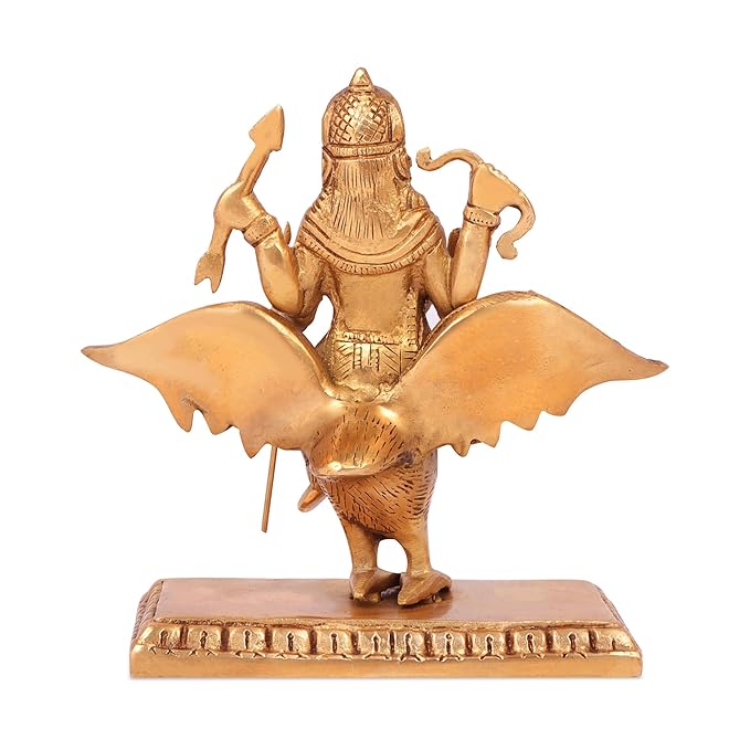 Brass Sanidev Murti for Home and Decor Height 18 cm Weight 1.6 Kg