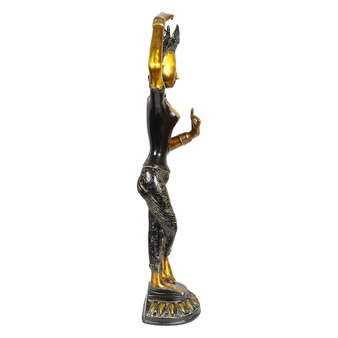 Brass Tara Rani Murti for Home and Decor Show Piece for Living Room Height 66 cm Weight 7 Kg