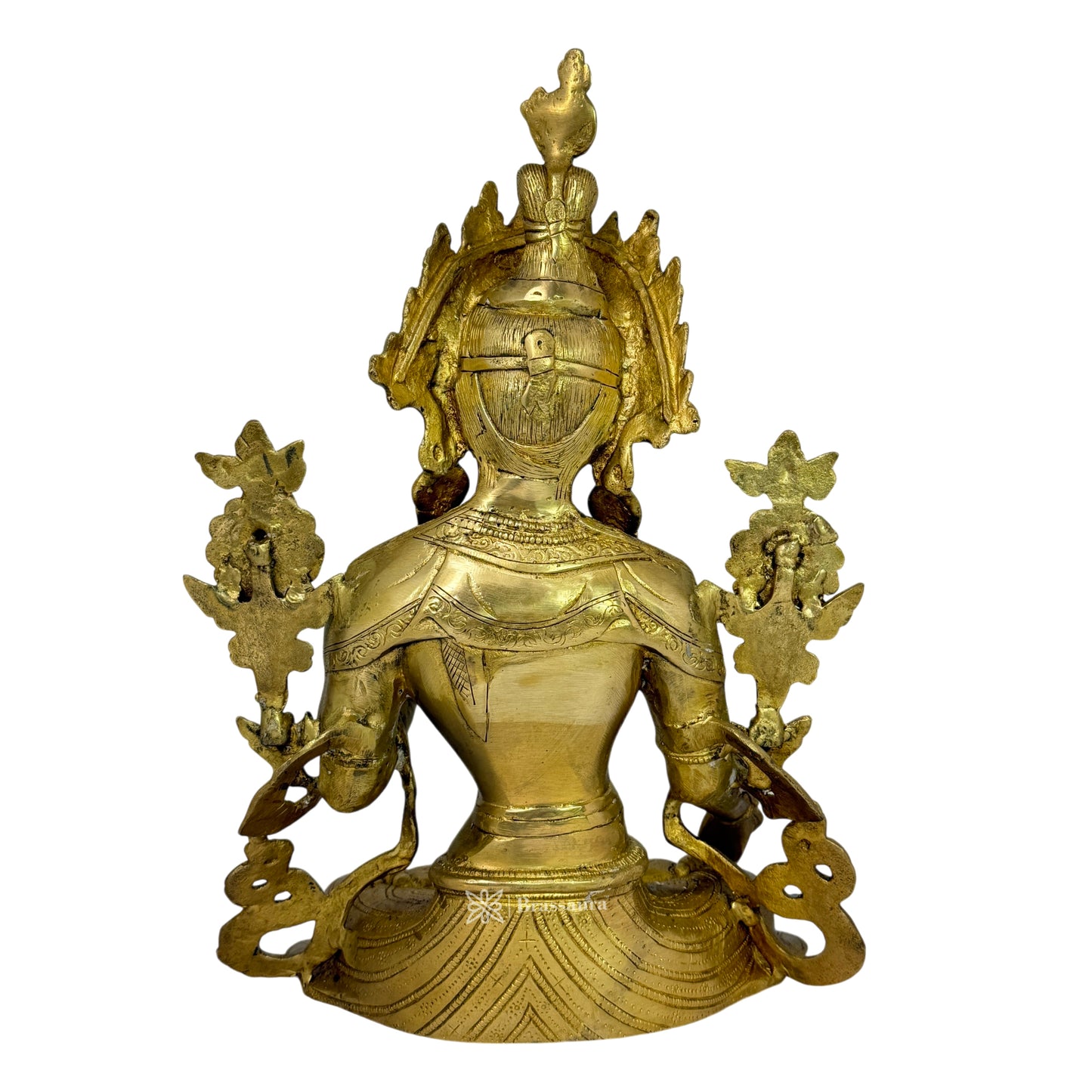 Brass Big Size Sitting Tara Devi Idols for Home and Decor Height 38 cm Weight 6.400 Kg