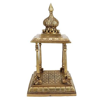 Brass Temple Statue for Home and Decor Gifts Weight 4.3 Kg Height 25 cm