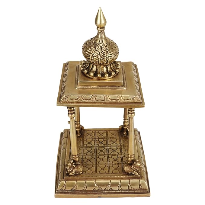 Brass Temple Statue for Home and Decor Gifts Weight 4.3 Kg Height 25 cm