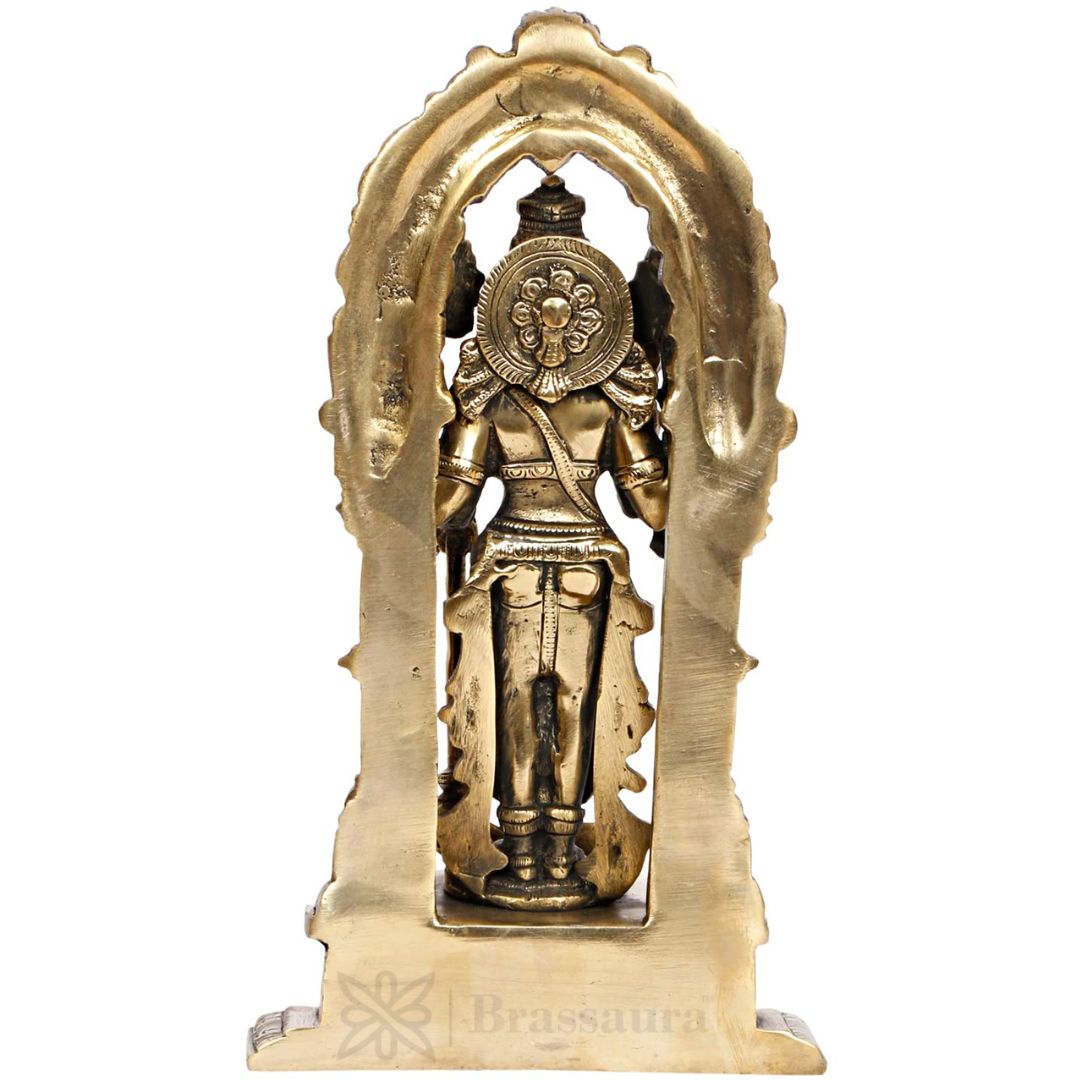 Brass Vishnu Bhagwan Murti for Home and Decor Height 25 cm Weight 1.8 Kg