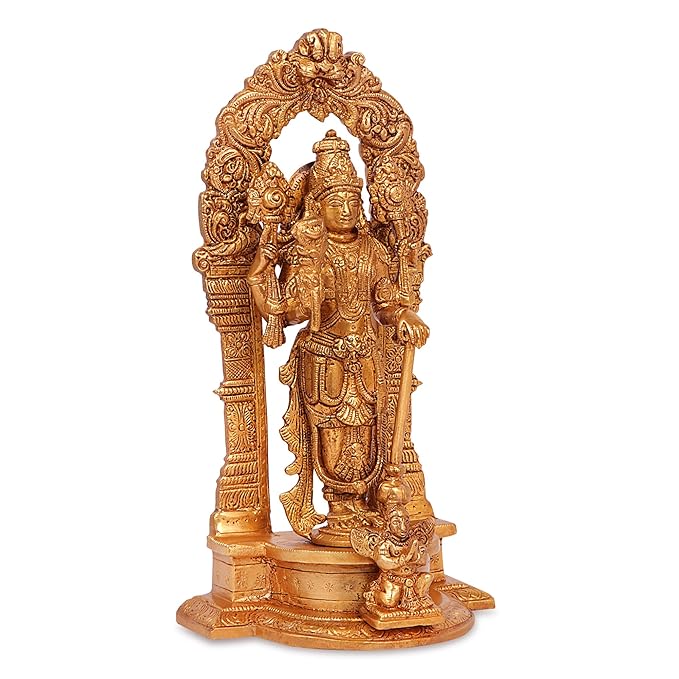 Brass Vishnu Murti for Home and Decor Height 26 cm Weight 1.8 Kg