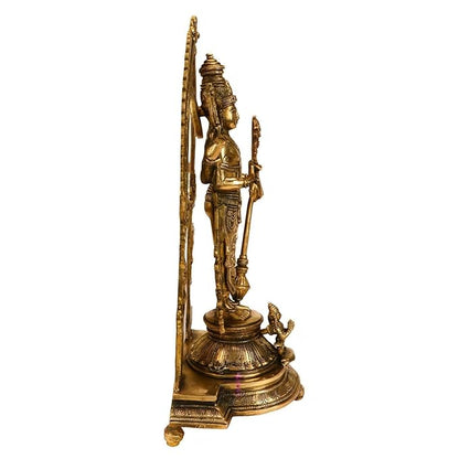 Brass Vishnu Bhagwan Murti for Home and Decor Height 43 cm Weight 6 Kg