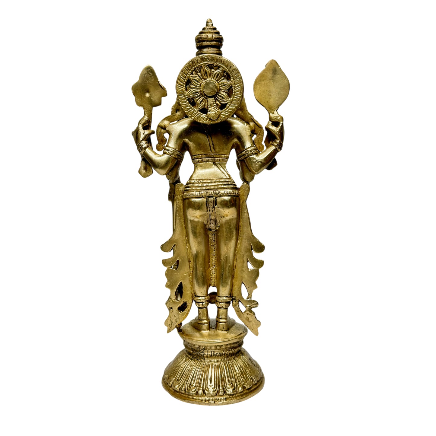 Brass Vishnu Bhagwan Murti for Home and Decor Height 32 cm Weight 3.5 Kg