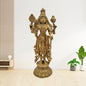 Brass Golden Vishnu Bhagwan Murti for Home and Decor Height 32 cm Weight 3.5 Kg