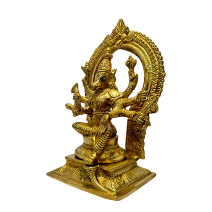 Brass Varahi Murti for Home and Decor Show Piece for Living Room Height 30 cm Weight 2.2 Kg