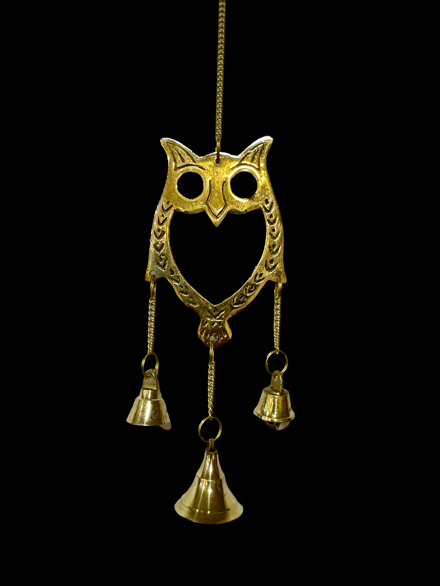 Brass Owl Wall Hanging Diwali Decoration, Diwali Gifts Weight 60 Gram Height 25 cm