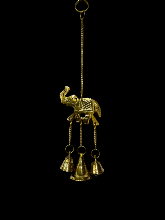 Brassaura™ Brass Elephant Wall Hanging – Height 10 Inches & Weight 80 Grams | Spiritual Home Décor