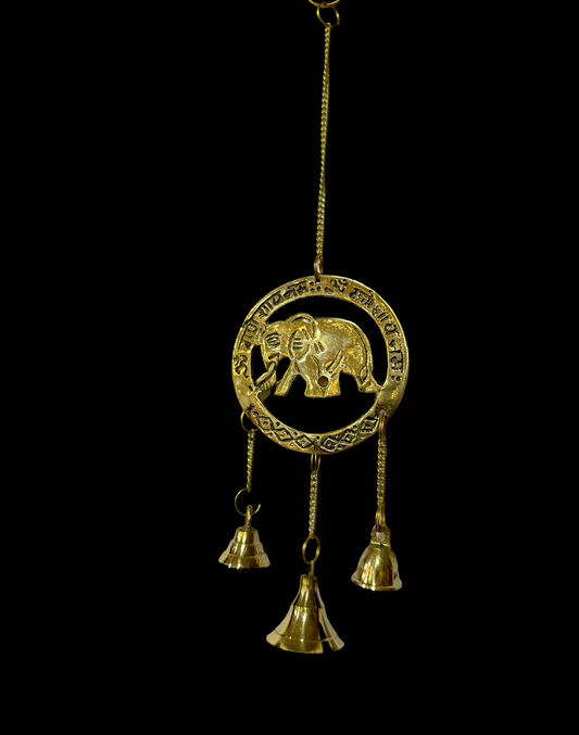 Brassaura™ Brass Elephant Wall Hanging – Height 10 Inches & Weight 80 Grams | Spiritual Home Décor